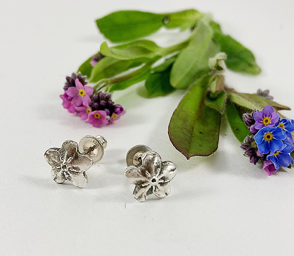 "Forget-me-not" stud earrings - Andi Clarke